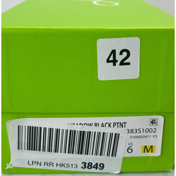 Sam Edelman Meadow Patent Leather Flat Black I5383S1002 Women's 6M NWB - Picture 9 of 9